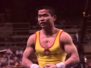 Xie Jianhui - Still Rings - 2001 Pontiac American Team Cup - Men