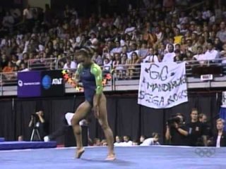 Tasha Schwikert - Floor Exercise - 2001 U.S. Gymnastics Championships - Women - Day 2