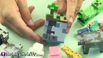 LEGO Minecraft Micro World 21102 HobbyKidsTV Steve Creeper HobbyKidsTV