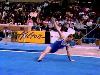 Igor Korobchinski - Floor Exercise - 1993 Hilton Gymnastics Challenge