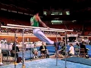 Trent Dimas - Parallel Bars - 1992 Phar-Mor U.S. Championships - Men