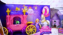 Some Thieves Try to Steal Rapunzels Hair Kid Friendly Mini Castle Playset & MagiClip Doll and Toys