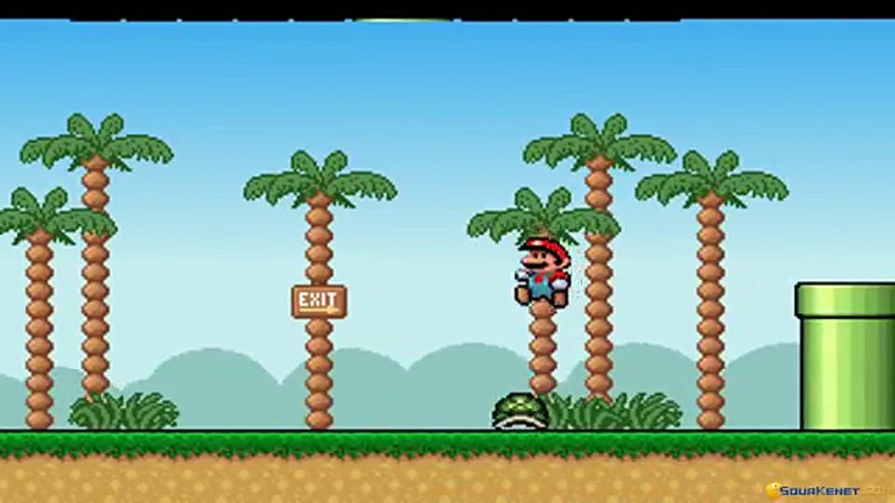 Super Mario Bros (Dos clone) gameplay (PC Game, 1994)