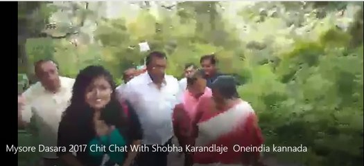 Mysore Dasara 2017: Chit Chat With Shobha Karandlaje | Oneindia kannada