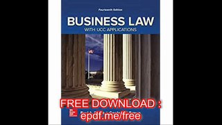 Business Law with UCC Applications (Irwin Business Law)