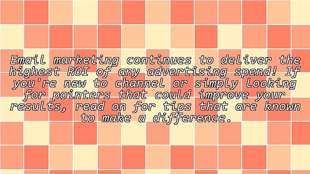 Tips for Email Marketing Newcomers