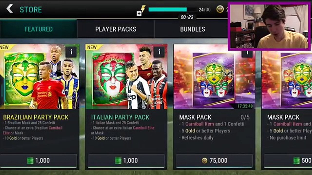 OMFG BEST FIFA MOBILE CARNIBALL PACK OPENING!! 2 ULTIMATE FLASHBACKS IN 1 PACK! | FIFA Mobile Soccer