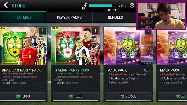 OMFG BEST FIFA MOBILE CARNIBALL PACK OPENING!! 2 ULTIMATE FLASHBACKS IN 1 PACK! | FIFA Mobile Soccer