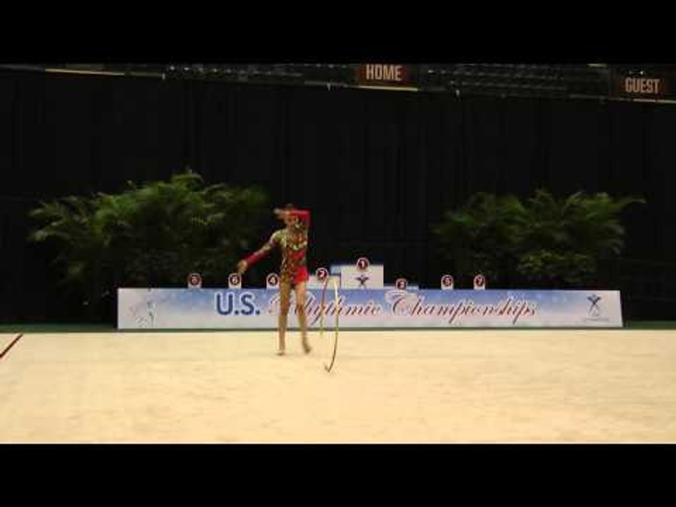 Kiana Eide - Hoop Finals - 2013 U.S. Rhythmic Championships