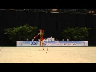 Kiana Eide - Hoop Finals - 2013 U.S. Rhythmic Championships