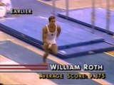 William Roth  Vault - 1989 U.S. Gymnastics Championships - Event Finals