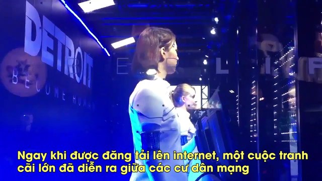 Rụng tim với nàng android xinh đẹp khiến du khách ngẩn ra ngắm nhìn không thể phân biệt thật giả