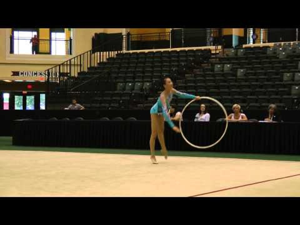 Heather Chan - Hoop Finals - 2013 U.S. Rhythmic Championships