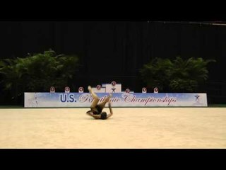 Andria Gao - Ball Finals - 2013 U.S. Rhythmic Championships