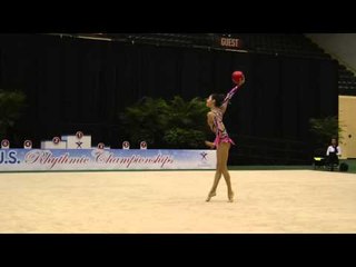 Valeria Sharipova - Ball Finals - 2013 U.S. Rhythmic Championships