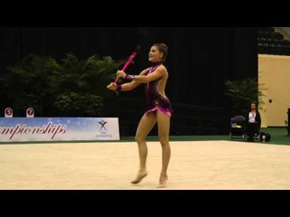 Ekaterina Komarova - Clubs Finals - 2013 U.S. Rhythmic Championships