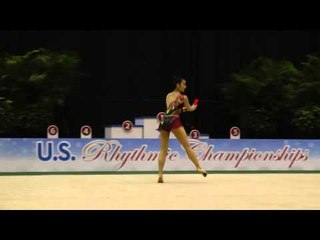 Andria Gao - Clubs Finals - 2013 U.S. Rhythmic Championships