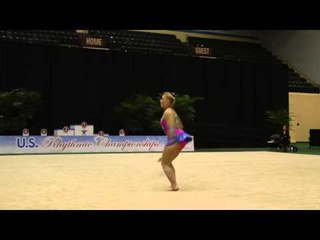 Hannah Walter - Clubs Finals - 2013 U.S. Rhythmic Championships