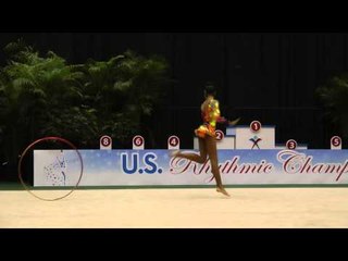 Nastasya Generalova - Hoop - All Around Final - 2013 U.S. Rhythmic Championships