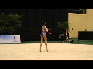 Nicole Kaloyanov - Clubs - All Around Final - 2013 U.S. Rhythmic Championships