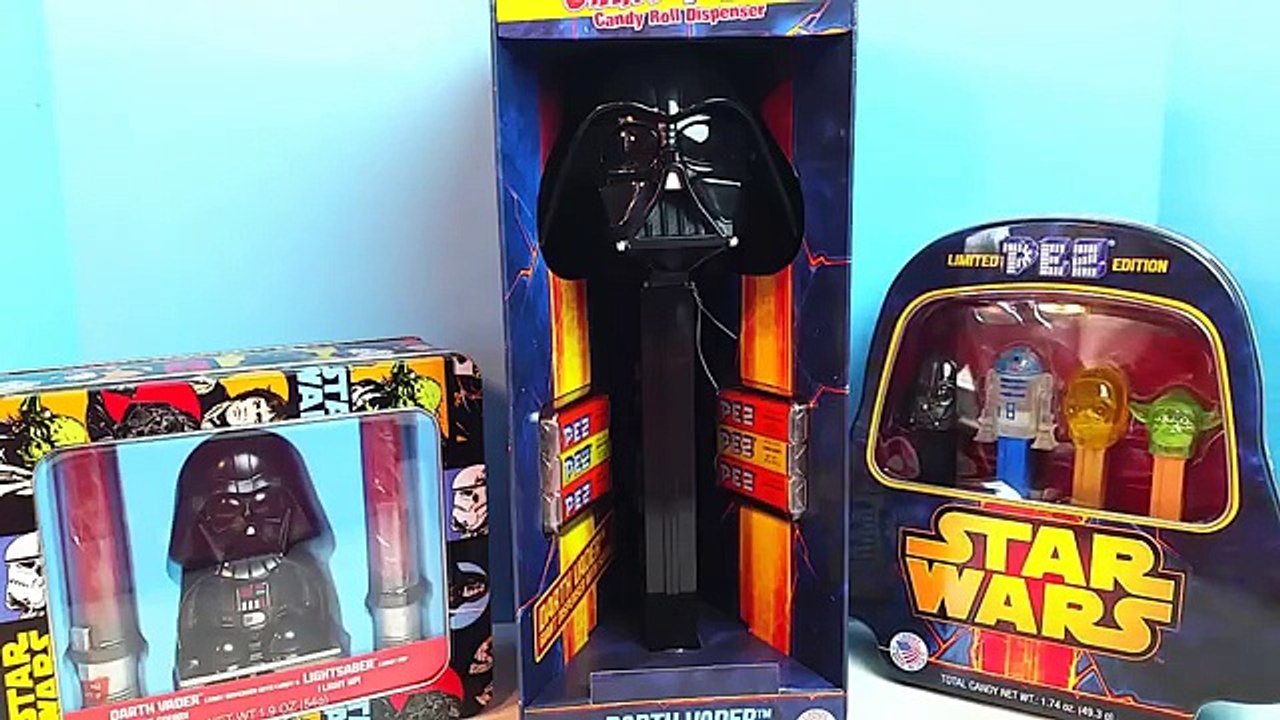 Star Wars Giant Pez Candy Dispenser toy videos for children ToyBoxMagic