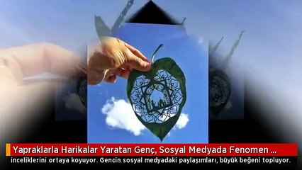 Yaprakla muhteşem Sanat - Fabulous Art with Leaves