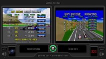 Virtua Racing (Sega Saturn vs Sega 32x) Side by Side Comparison
