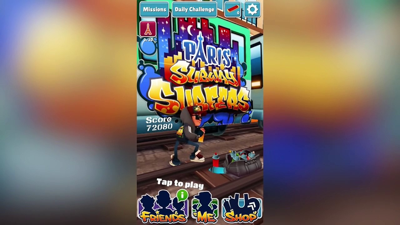 SUBWAY SURFERS: PARIS (iPhone Gameplay)