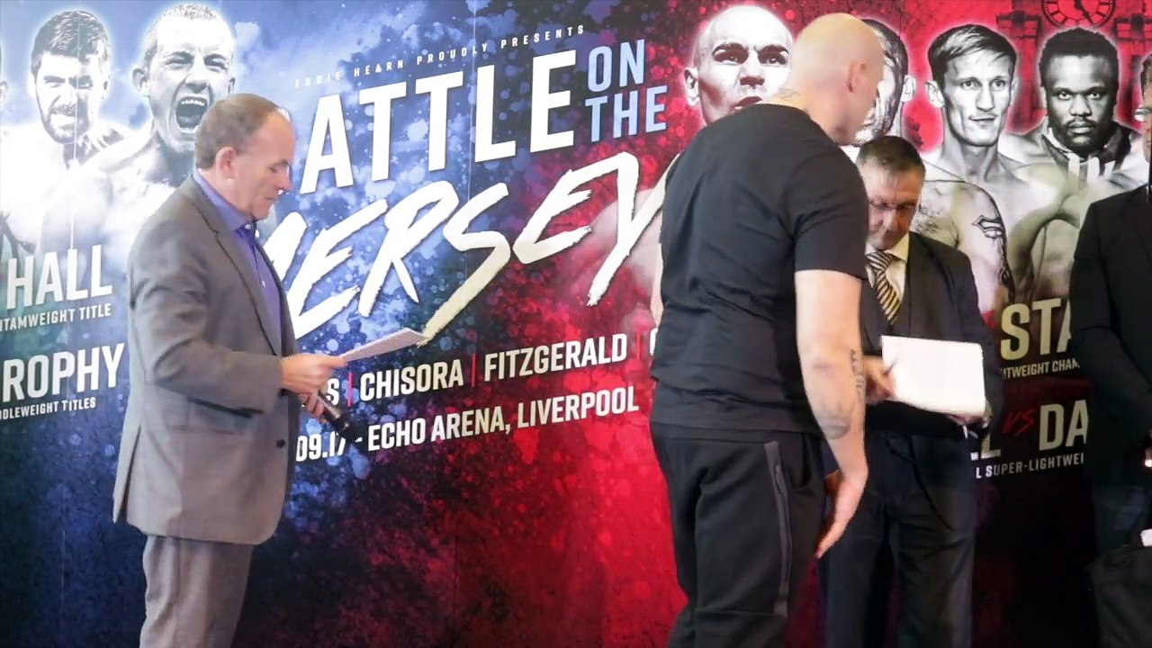 DERECK CHISORA RETURNS FIRST EVER WEIGH IN AS A EDDIE HEARN FIGHTER _ CHISORA v FLIPOVIC-Z9xn8WfD7KQ