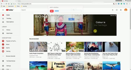 How to Create Shortcut icon of website from Google Chrome