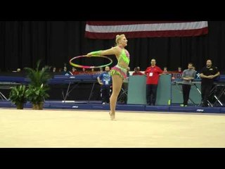Hannah Walter - Hoop Final - 2014 2014 USA Gymnastics Championships