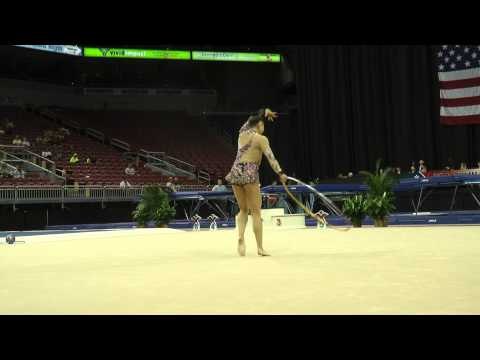 Cindy Lu - Hoop Final - 2014 USA Gymnastics Championships