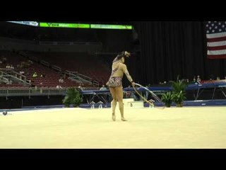 Cindy Lu - Hoop Final - 2014 USA Gymnastics Championships