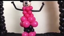 Diy Super Simple Minnie Mouse Balloon Arch Tutorial How To