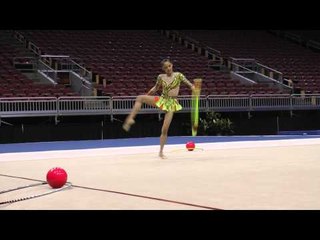 Serena Lu - Hoop (AA Finals) - 2014 USA Gymnastics Championships