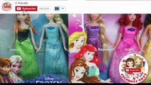 Disney Princess Sparkle Dolls Playset Rapunzel, Anna, Elsa, Jasmine, Belle, Ariel, Cinderella Toys