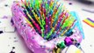 DIY Rainbow Glitter Unicorn Hairbrush! | Brush Shaped Like A Unicorn W/ Rainbow Horn Handle!