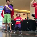 Toddler's Busting dance moves
