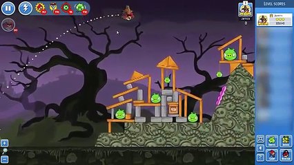 Angry Birds Halloween Tourney All Days 1,2,3,4,5,6 - NO POWERUPS!!