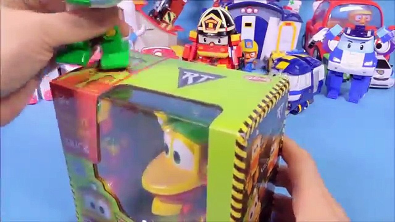 Robocar Poli and Robot Trains Super Wings transformers car toys