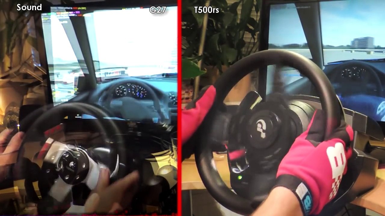 Logitech G27 vs. Thrustmaster T500 rs (TH8RS) vs. Driving Force GT - Comparison, Review.