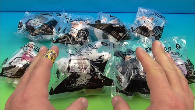 new RABBIDS SET OF 8 McDONALDS HAPPY MEAL KIDS TOYS VIDEO REVIEW by FASTFOODTOYREVIEWS