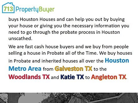 Selling an Inherited House in Houston TX - Do you want to Sell Inherited House Houston TX Fast