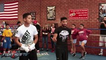 Abner Mares vs. Andres Gutierrez- Abner Mares' Full Media Workout-SxnK9c4UwDk