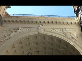 Napoli - Restaurato il Ponte di Via Chiaia (25.07.17)