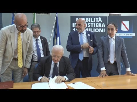 Costiera Amalfitana, 100 milioni di euro per la mobilità (02.08.17)
