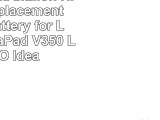 1110V4400mAhLiion Hiquality Replacement Laptop Battery for LENOVO IdeaPad V350 LENOVO