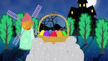 Halloween Surprise Eggs for Learning Colors Part 1 - Animated educational Halloween video for kids
