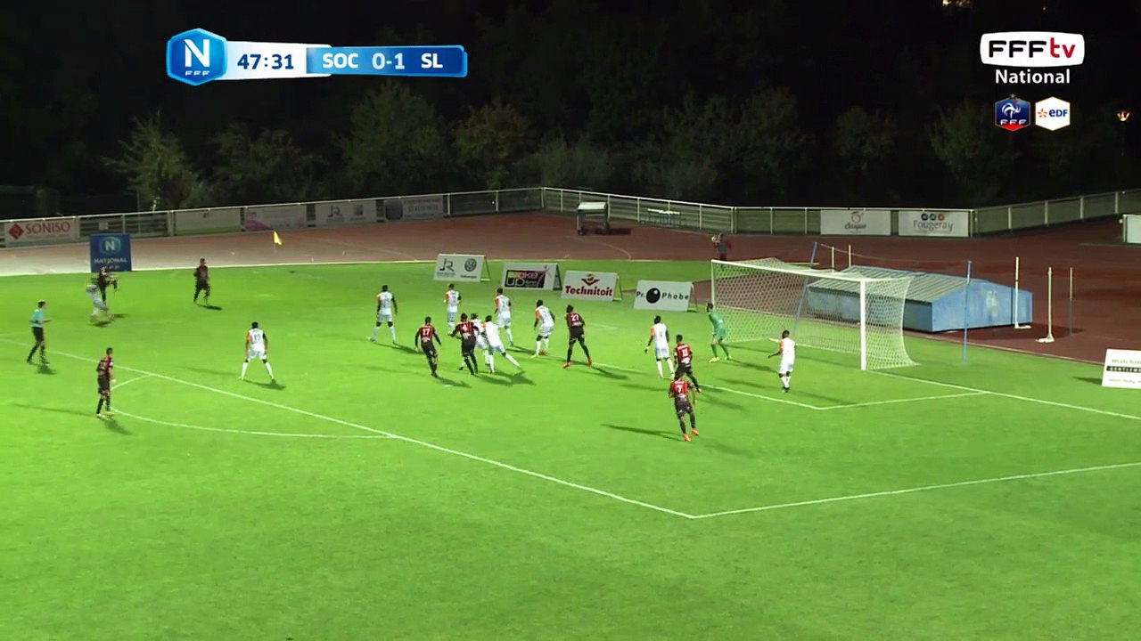 Egalisation de CHOLET. Magnifique frappe en pleine lucarne d'AABIZA. 1 but partout