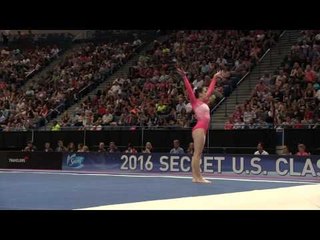 Leah Clapper - Floor Exercise - 2016 Secret U.S. Classic - Senior